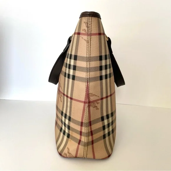 LAST CHANCE SALE!AUTHENTIC Burberry Classic Regent Leather Tote Bag Haymarket - Picture 5 of 16